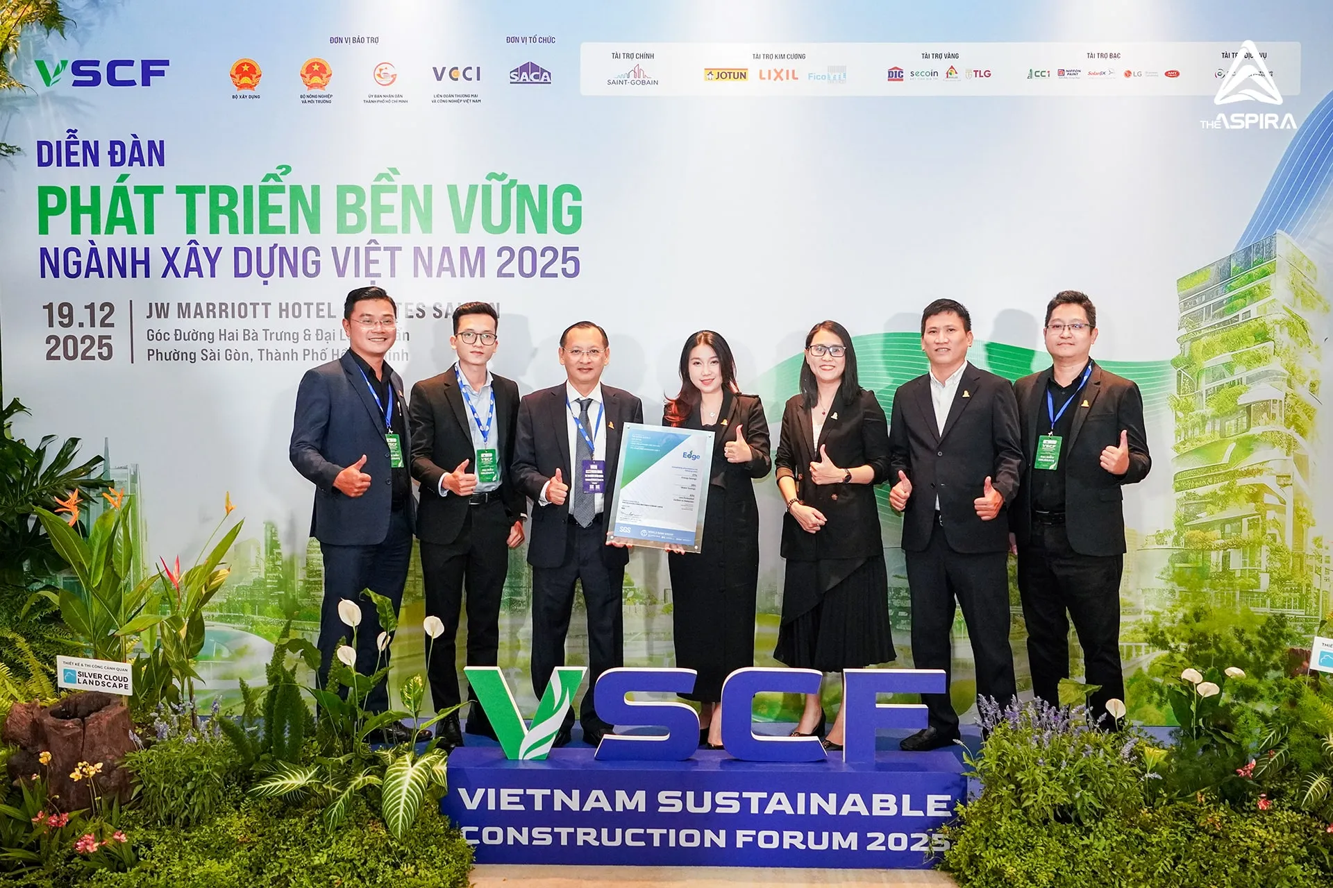 SAI GON HIGH RISE Vinh Dự Đạt Chuẩn Xanh Quốc Tế EDGE Cho The Aspira 8 Chuẩn Xanh Quốc Tế EDGE
