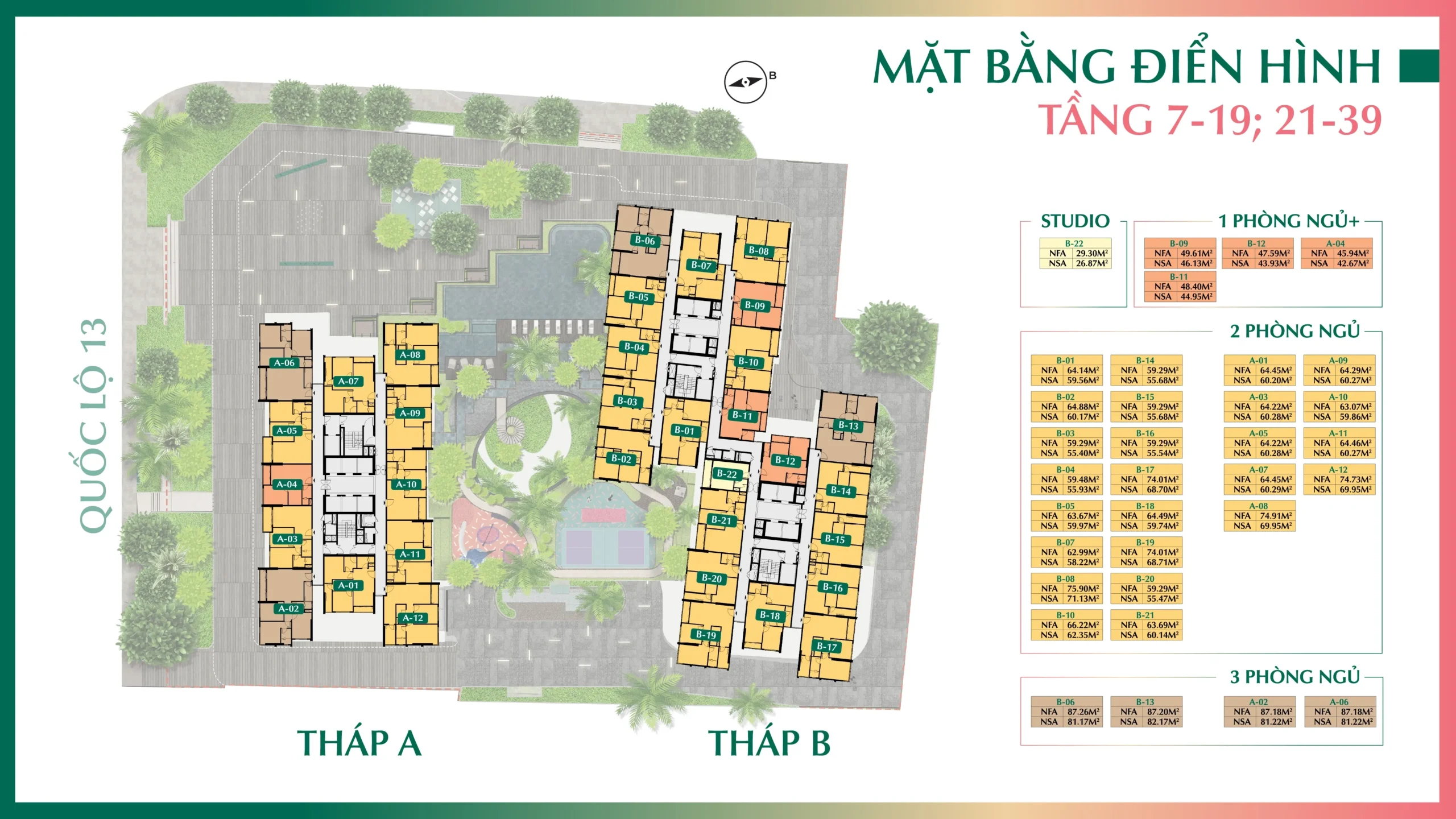 Mặt bằng The Emerald Boulevard – hình 2